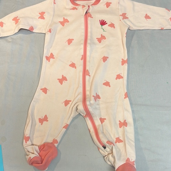 Tuffy Pink and Cream Baby Onesie - Picture 3 of 3